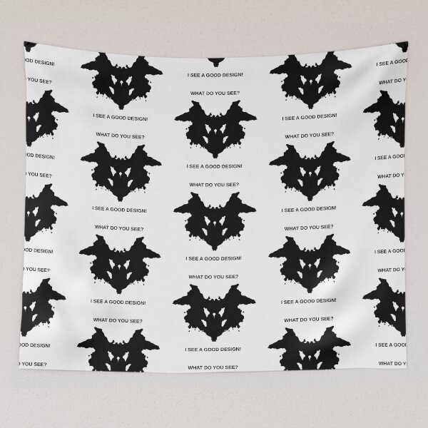 Item preview, Funny Psychologist Gift Rorschach Test I See A Good Design Therapist Humor designed and sold by AkDesign022.