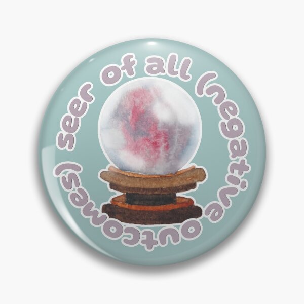 Item preview, Seer of All (Negative Outcomes) Crystal Ball designed and sold by Blackberries & Moss.