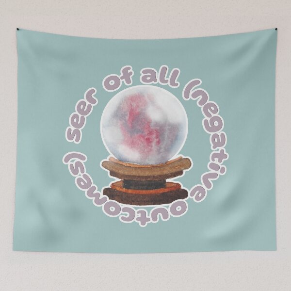 Item preview, Seer of All (Negative Outcomes) Crystal Ball designed and sold by Blackberries & Moss.