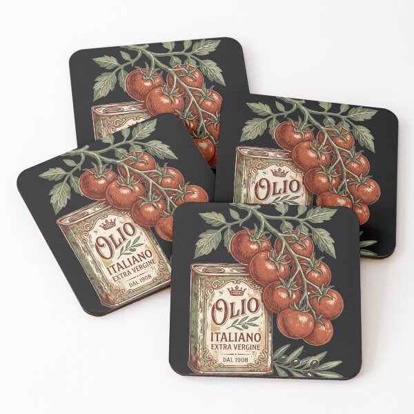 Item preview, Rustic Italian Tomatoes Linocut Block Print designed and sold by CRAZY&ART.