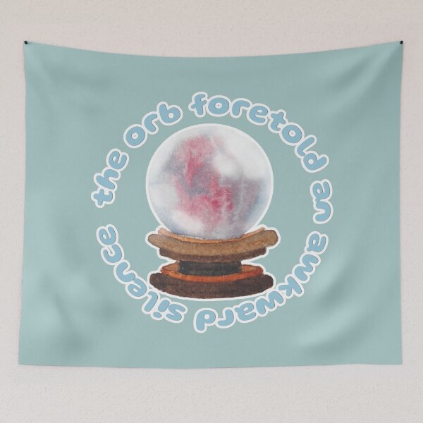 Item preview, The Orb Foretold an Awkward Silence designed and sold by Blackberries & Moss.