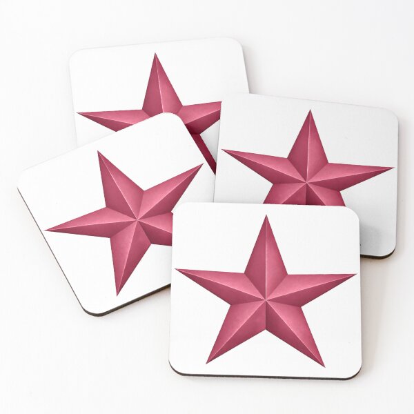 Item preview, Berry Red Watercolor Star designed and sold by Blink Art Studio.