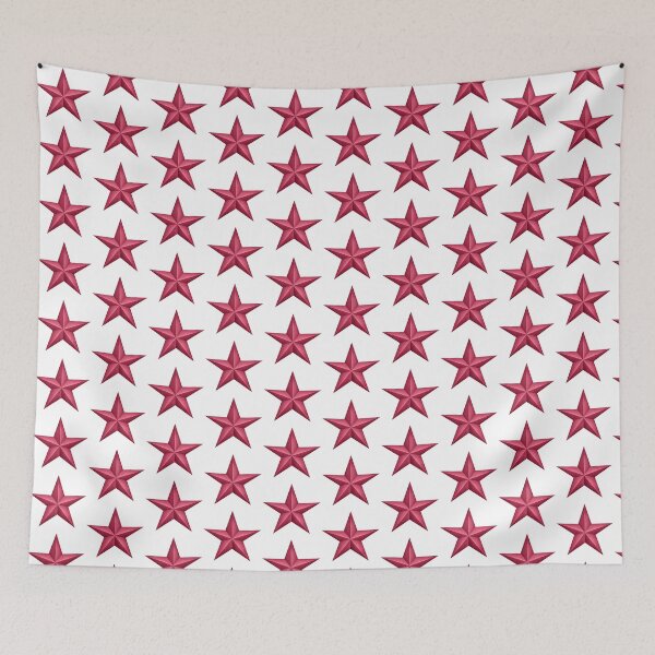 Item preview, Berry Red Watercolor Star designed and sold by Blink Art Studio.