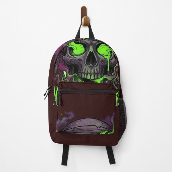 Item preview, Neon Cursed Skull and Snake Edgy Gaming Art designed and sold by JeevanStickers.