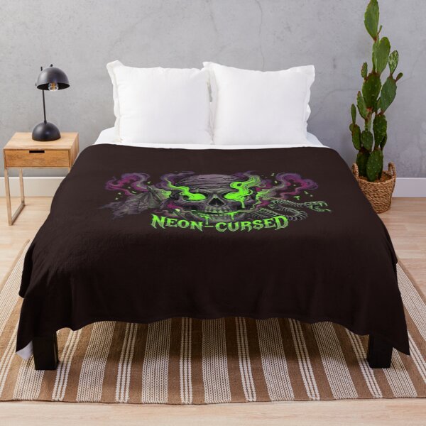 Item preview, Neon Cursed Skull and Snake Edgy Gaming Art designed and sold by JeevanStickers.