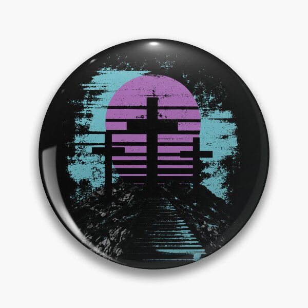 Item preview, Hill of Calvary Golgotha Jesus Christ the way 3 Christian Crosses grunge eroded streetwear black designed and sold by bard-art.