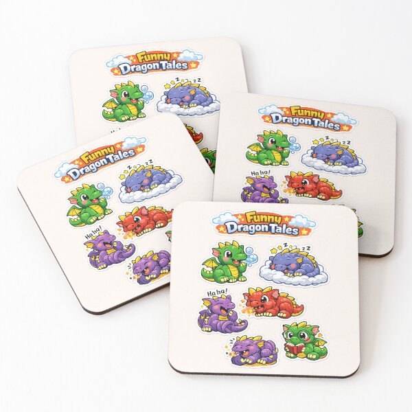 Item preview, Dragon Tales — Funny Dragon Sticker Sheet designed and sold by Yasmine Mohammed.