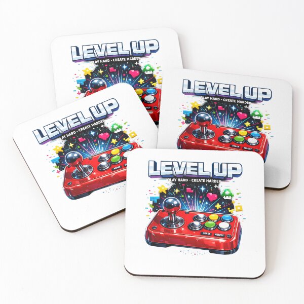Item preview, Level Up Retro Gamer T-Shirt designed and sold by Stickers Studio.