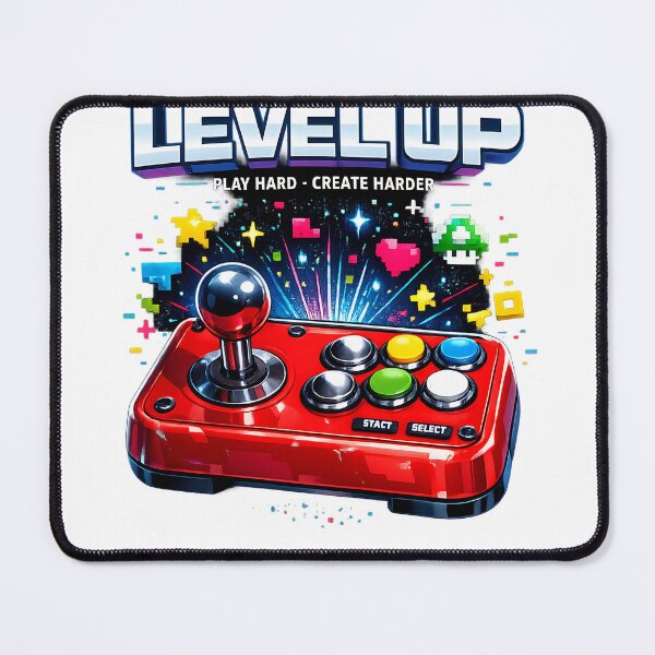Item preview, Level Up Retro Gamer T-Shirt designed and sold by Stickers Studio.