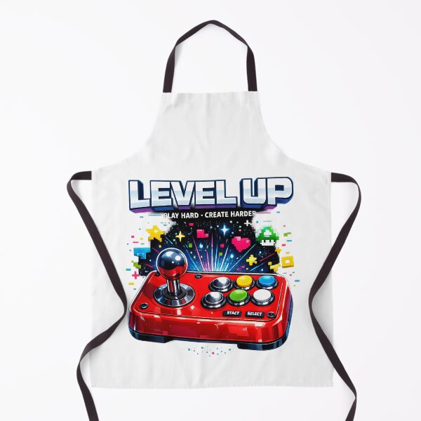 Item preview, Level Up Retro Gamer T-Shirt designed and sold by Stickers Studio.