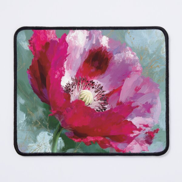Item preview, Textured Acrylic Red Poppy Blossom Painting designed and sold by Paolo-Bandal.