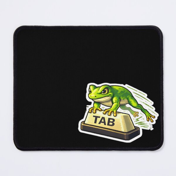 Item preview, Funny Frog Tab Key – Keyboard Humor for Programmers designed and sold by BriyaSol.