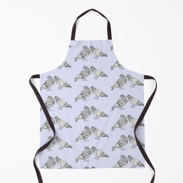 Item preview, Pigeons hand-drawn illustration designed and sold by Naurelia.