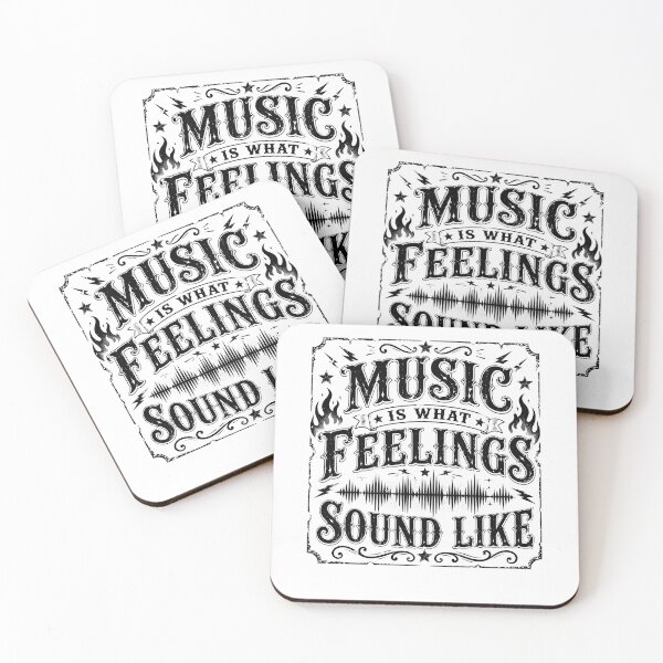 Item preview, Music is what Feelings Sound Like designed and sold by Department61.