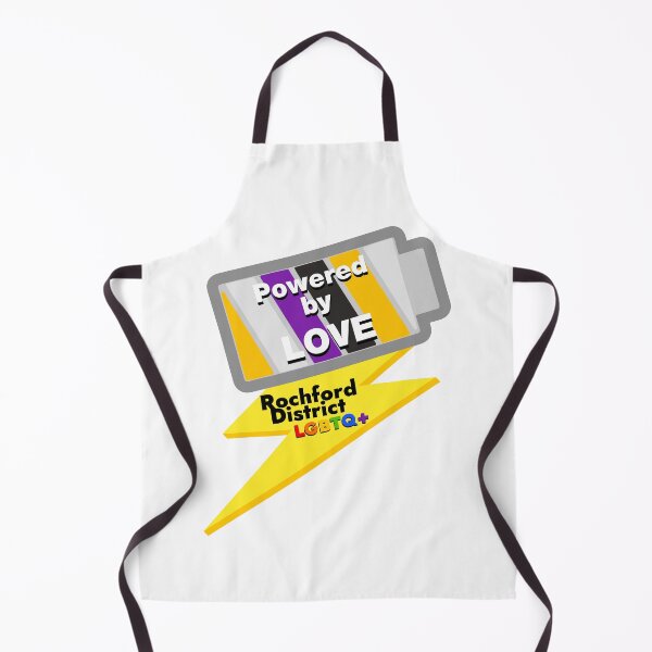 Item preview, Powered by Love - Non Binary Flag designed and sold by Rochford District LGBTQ+ Group.
