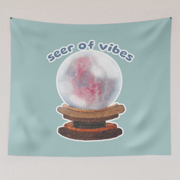 Item preview, Seer of Vibes Crystal Ball designed and sold by Blackberries & Moss.