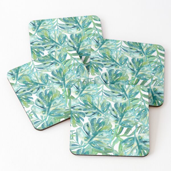 Item preview, Tropical Leaves - Palm &Monstera designed and sold by aneladesigns.