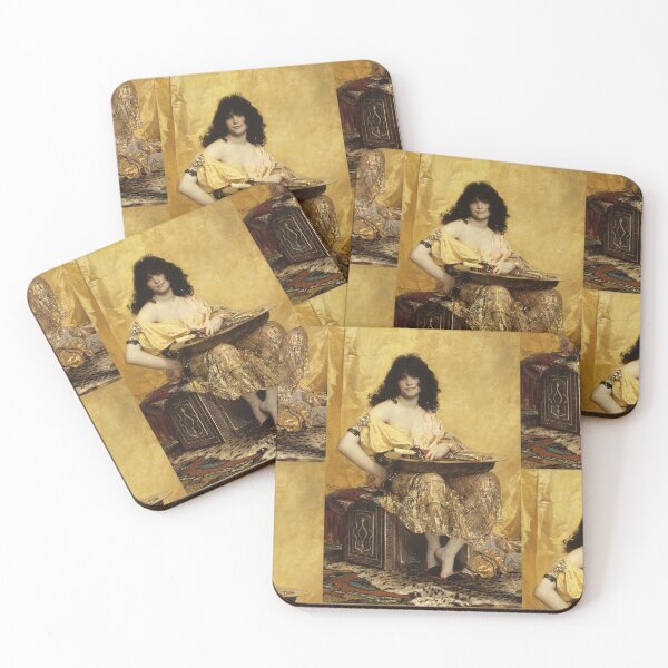 Item preview, Salome by Henri Regnault | Orientalist Golden Portrait Fine Art Wall Poster designed and sold by artofuniverse.