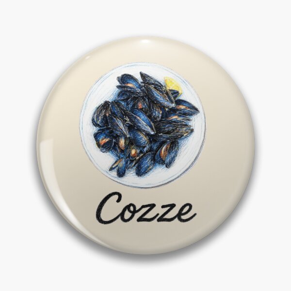 Item preview, Cozze – Illustration of Italian Seafood designed and sold by JOANNASKAH.
