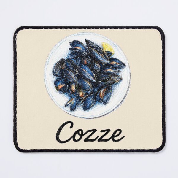 Item preview, Cozze – Illustration of Italian Seafood designed and sold by JOANNASKAH.