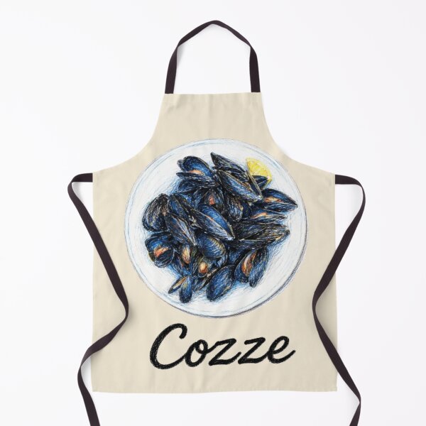 Item preview, Cozze – Illustration of Italian Seafood designed and sold by JOANNASKAH.
