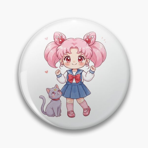 Item preview, Chibi Chibiusa Sticker designed and sold by Solace Sparkles.