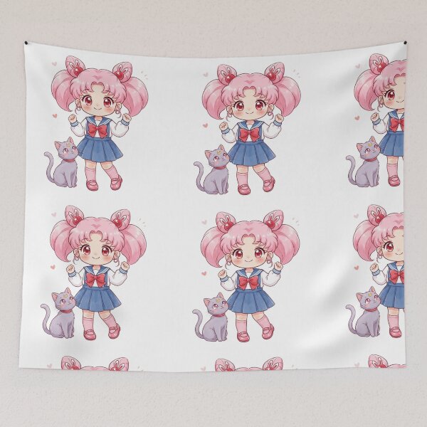 Item preview, Chibi Chibiusa Sticker designed and sold by Solace Sparkles.