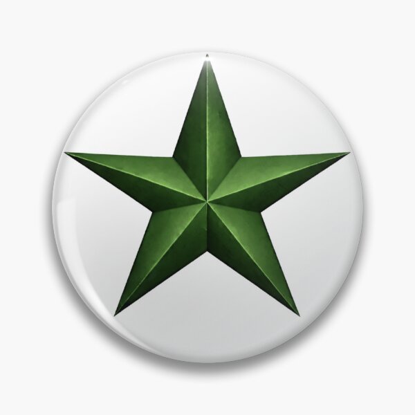 Item preview, Dark Green Watercolor Star designed and sold by Blink Art Studio.