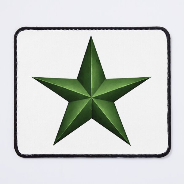 Item preview, Dark Green Watercolor Star designed and sold by Blink Art Studio.