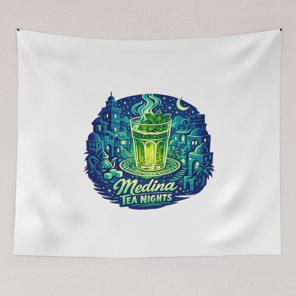 Item preview, Medina Tea Nights – International Tea Day designed and sold by LuveraxArt.