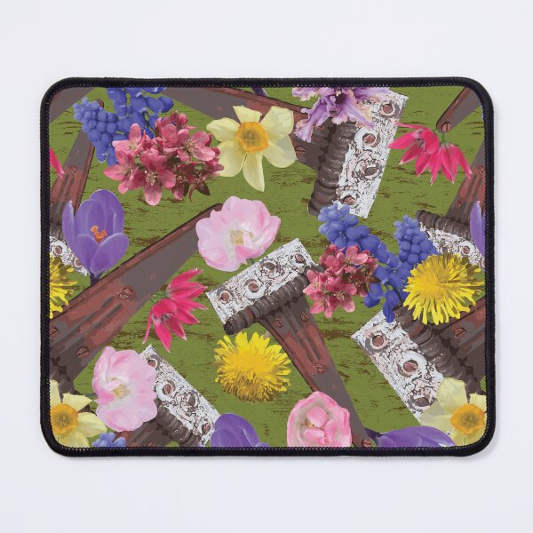 Item preview, Rustic Hinges & Flowers on Green designed and sold by Digitalmyth's Designs.