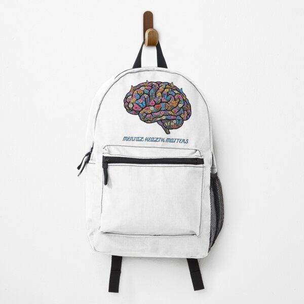 Item preview, Mental Health Matters Gift Funny Psychologist Floral Brain Therapist Art designed and sold by AkDesign022.