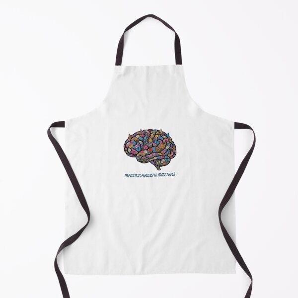 Item preview, Mental Health Matters Gift Funny Psychologist Floral Brain Therapist Art designed and sold by AkDesign022.