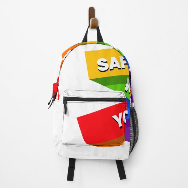 Item preview, You are safe with me - Rainbow Flag designed and sold by Rochford District LGBTQ+ Group.