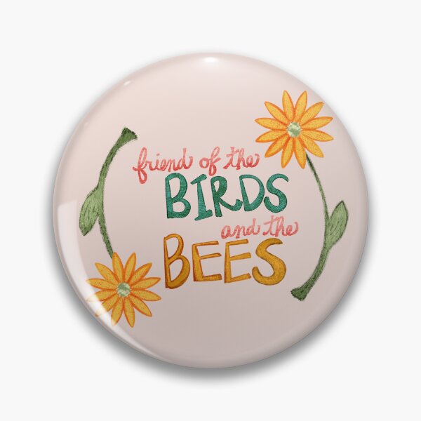 Item preview, Friend of the birds and the bees, nature flowers, sunflower text art designed and sold by Pixel & Petal Co..