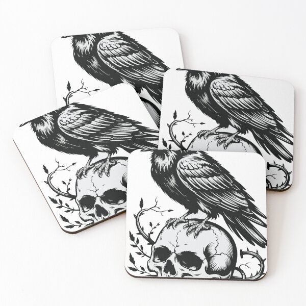 Item preview, wild skull crow designed and sold by daenarys123.