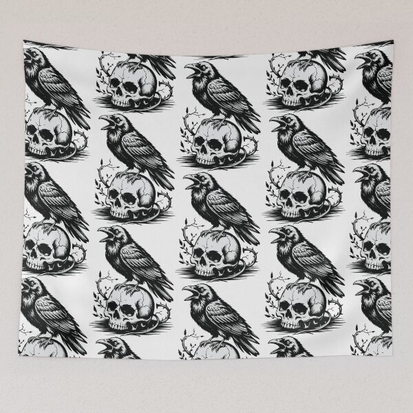 Item preview, wild skull crow designed and sold by daenarys123.