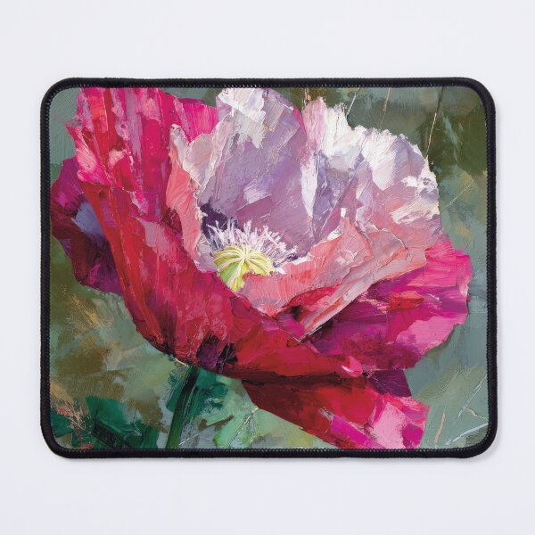 Item preview, Textured Acrylic Red Poppy Blossom Painting designed and sold by Paolo-Bandal.