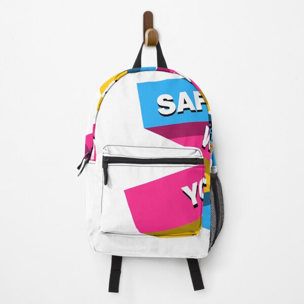 Item preview, You are safe with me - Pansexual Flag designed and sold by Rochford District LGBTQ+ Group.