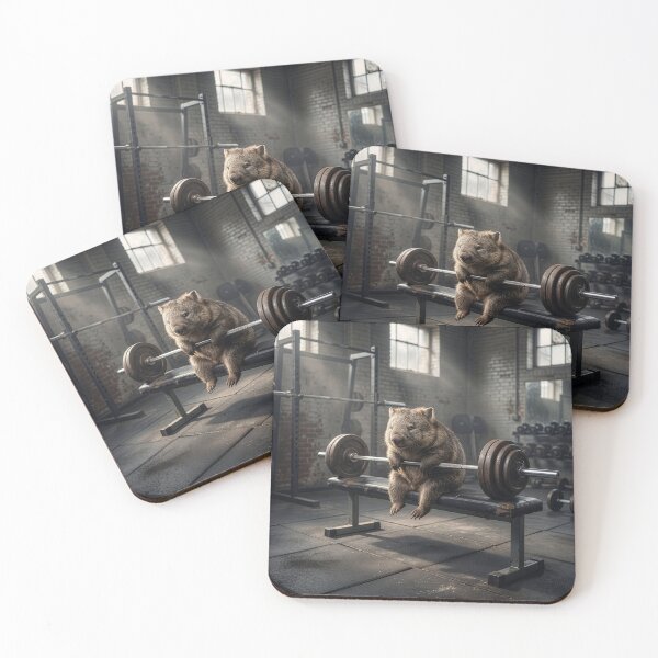 Item preview, Wombat Needs a Spot in Weight Room designed and sold by Tridentulus.