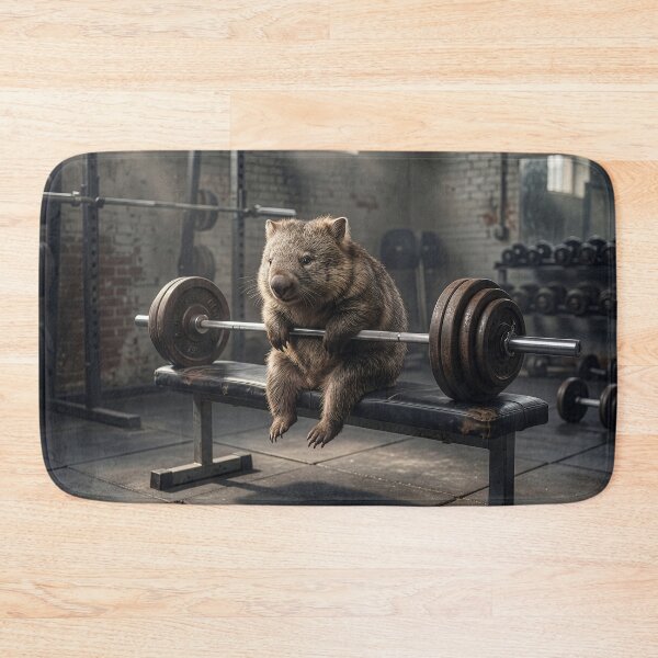 Item preview, Wombat Needs a Spot in Weight Room designed and sold by Tridentulus.