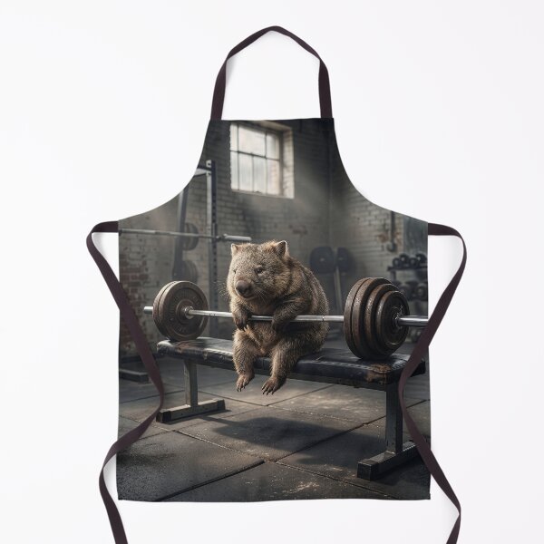 Item preview, Wombat Needs a Spot in Weight Room designed and sold by Tridentulus.