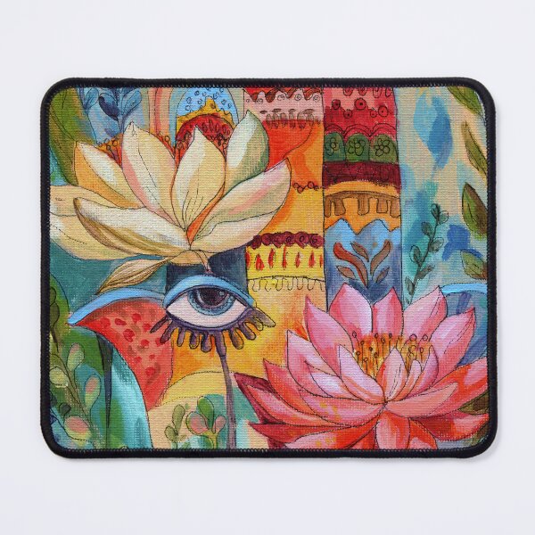 Item preview, Hamsa Talisman Lotus Protection designed and sold by AlisaArtDecor.