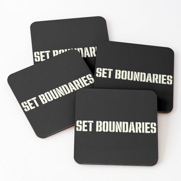 Item preview, Set Boundaries Funny Psychologist Gift Therapist Office Humor designed and sold by AkDesign022.