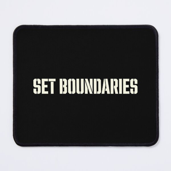 Item preview, Set Boundaries Funny Psychologist Gift Therapist Office Humor designed and sold by AkDesign022.