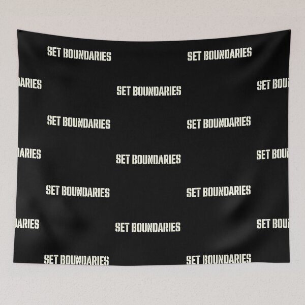 Item preview, Set Boundaries Funny Psychologist Gift Therapist Office Humor designed and sold by AkDesign022.