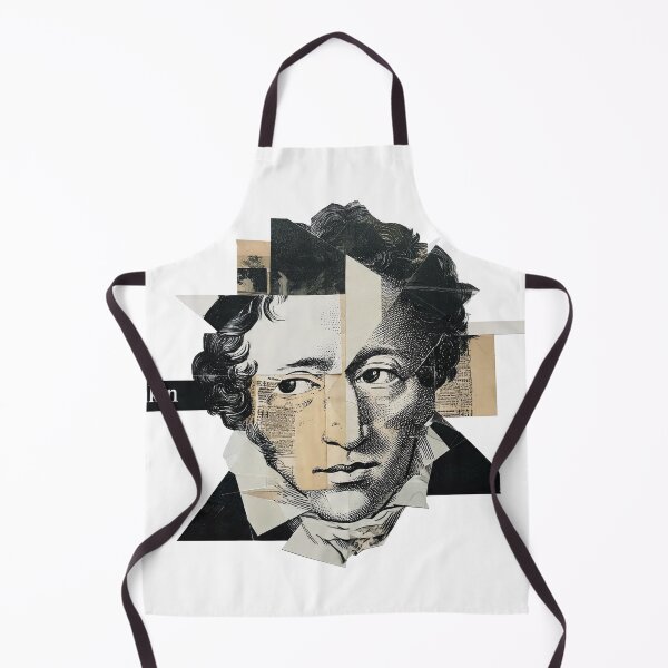 Item preview, Alexander Pushkin – Literary Collage Portrait Art Print | Russian Poetry Golden Age Literature Poster designed and sold by OzzFrequency.