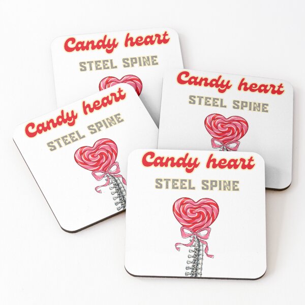 Item preview, Candy Heart Steel Spine Shirt | Strong Woman Gift | Healing Era Tee | Awareness | Trauma Survivor | Women Empowerment | SOFT GRUNGE AESTHETIC designed and sold by TheDiamondRift.