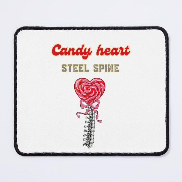 Item preview, Candy Heart Steel Spine Shirt | Strong Woman Gift | Healing Era Tee | Awareness | Trauma Survivor | Women Empowerment | SOFT GRUNGE AESTHETIC designed and sold by TheDiamondRift.