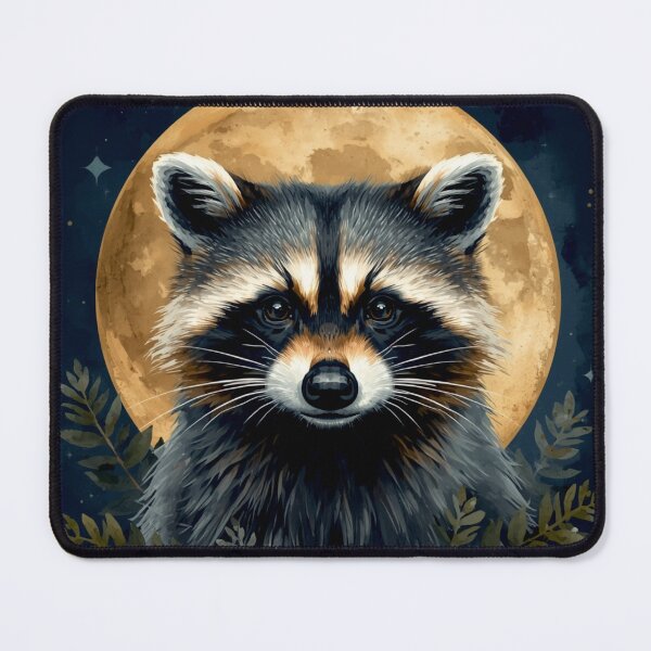 Item preview, Moonlit Mischief | Celestial Raccoon Fantasy Design designed and sold by Biedroneczka.